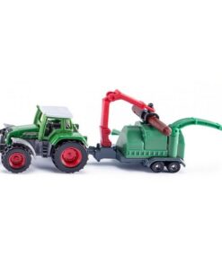 Trakotor sa masinom za secu drveta