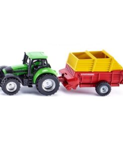 Traktor sa tovarnim vagonom