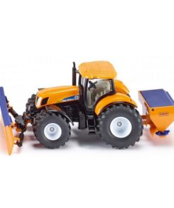 Traktor sa plugom za oranje I posipacem