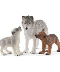 Porodica vukova - vucica i bebe