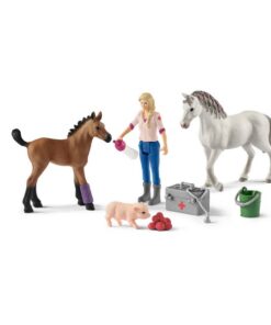 Veterinarka sa kobilom i zdrebetom