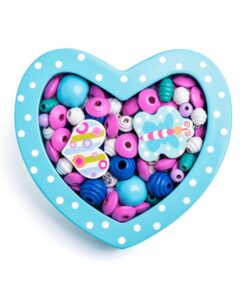 Perlice u kutiji u obliku malog plavog srca