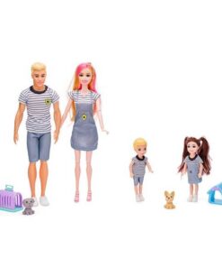 Porodica lutaka sa ljubimcima, 30cm