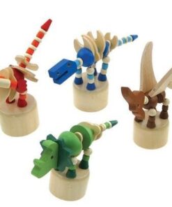 Drveni dinosaurus - 8kom displej