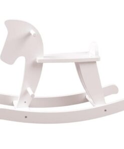 Konic za jahanje drveni -bele boje