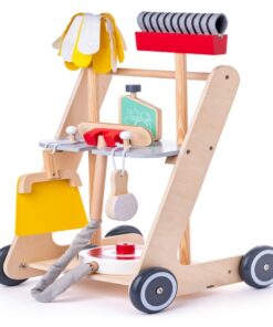 Deciji drveni set za ciscenje