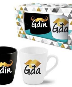 Set šolja za parove - GDIN + GĐA