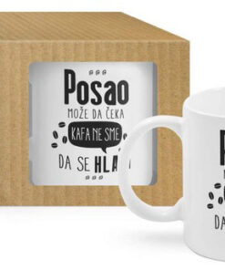 ECO šolja - Posao može da čeka kafa ne sme da se hladi