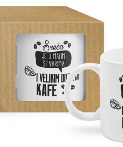 ECO šolja - Sreća je u malim stvarima i velikim dozama kafe