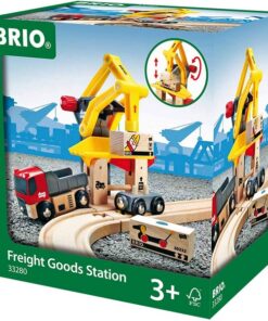 Brio - Delovi za prugu - stanica za teretnu robu - 6 delova