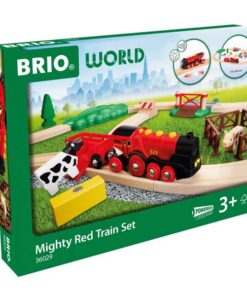 Brio - Moćni Crveni Farma Voz Set