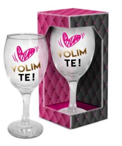 Poklon čaša - Volim te!