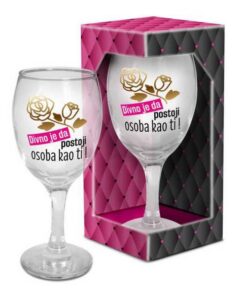 Poklon čaša - Divno je da postoji osoba kao ti!