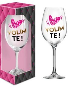 Poklon čaša - Volim te!