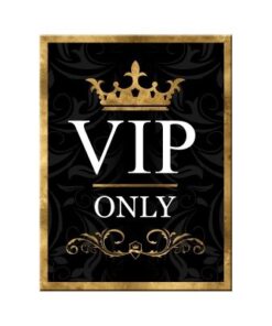 Nostalgic-Art dekorativni magnet - VIP Only