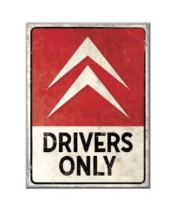Nostalgic-Art dekorativni magnet - Citroen - Drivers only