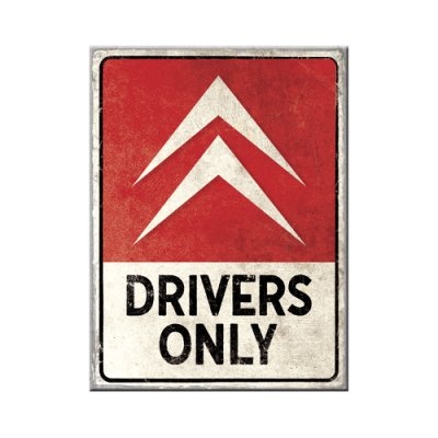Nostalgic-Art dekorativni magnet - Citroen - Drivers only