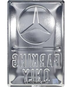 Alternative view of Nostalgic-Artmetalna dekorativna tabla - Mercedes Benz-Parking only
