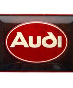 Nostalgic-Art metalna dekorativna tabla - Audi Logo(Red Shine)