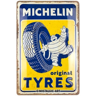 Nostalgic-Art metalna dekorativna tabla - Michelin- Original Tyres
