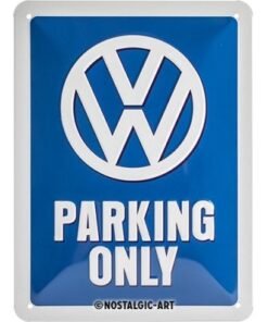 Nostalgic-Art metalna dekorativna tabla - VW- Parking Only