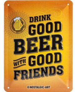 Nostalgic-Art metalna dekorativna tabla - Dring Good Beer