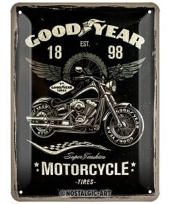 Nostalgic-Art metalna dekorativna tabla -Goodyear - Motorcycle