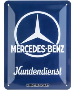 Nostalgic-Art metalna dekorativna tabla -Mercedes Benz- Kundendienst