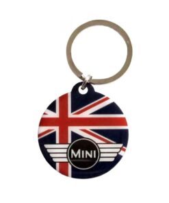 Nostalgic-Art okrugli privezak za ključeve - Mini - Union Jack