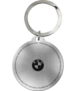 Alternative view of Nostalgic-Art okrugli privezak za ključeve - BMW - Logo