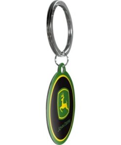 Nostalgic-Art okrugli privezak za ključeve - John Deere - Logo