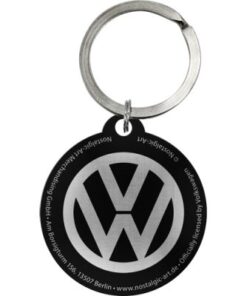 Alternative view of Nostalgic-Art okrugli privezak za ključeve - VW - Logo