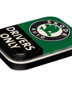Nostalgic-Art metalna kutijica za bombone - Skoda - Drivers Only