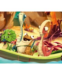 Alternative view of Ravensburger puzzle (slagalice) - Družina malih dinosaurusa