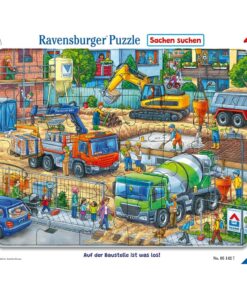 Ravensburger puzzle (slagalice) - Dešavanje na gradilištu