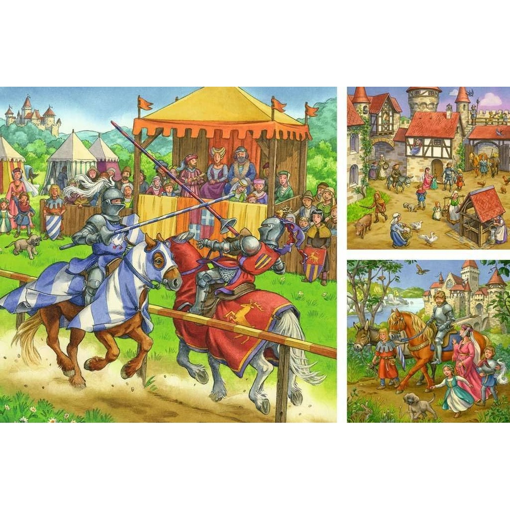 Ravensburger puzzle (slagalice) - Borba vitezova u srednjem veku - Image 2