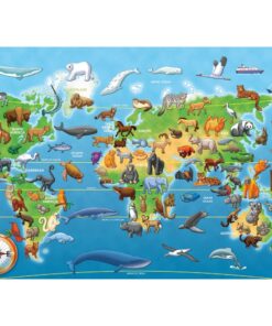 Alternative view of Ravensburger puzzle (slagalice) - Ugrozene zivotinje