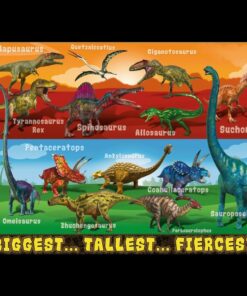 Alternative view of Ravensburger puzzle (slagalice) - Dinosaurus najveci I najopsniji