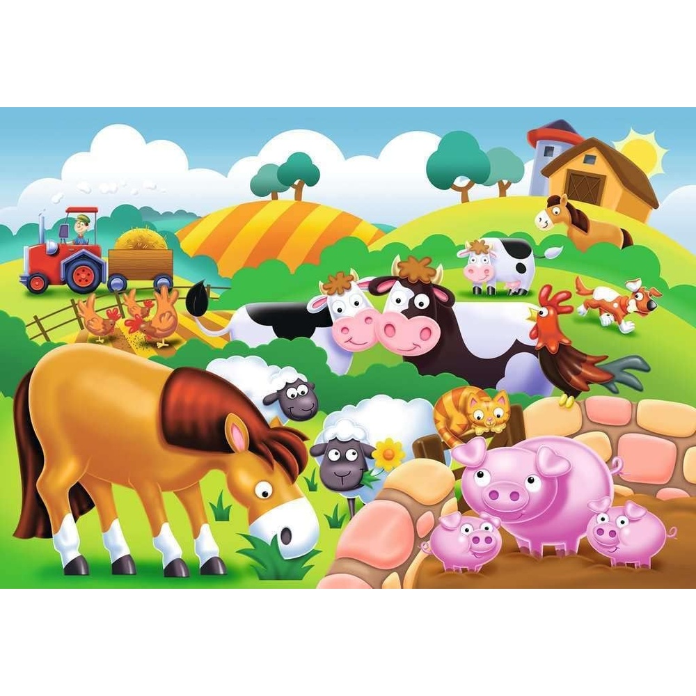 Ravensburger puzzle (slagalice) -Slatka farma zivotinja - Image 2