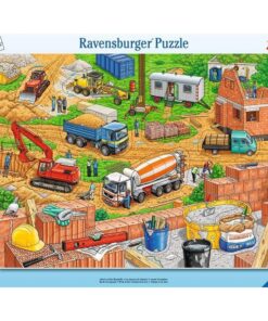 Ravensburger puzzle (slagalice)- Masine na gradilistu