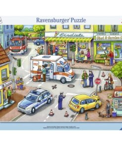 Ravensburger puzzle (slagalice) -Uzbuna u gradu