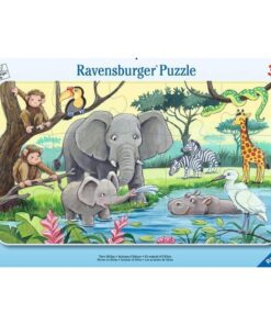 Ravensburger puzzle (slagalice) - Bebe zivotinje u Africi