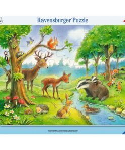 Ravensburger puzzle (slagalice) - Zivotinje na potocicu