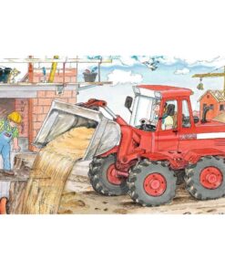 Alternative view of Ravensburger puzzle (slagalice) - Na gradilistu