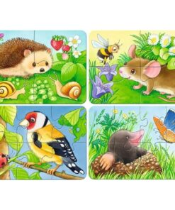Alternative view of Ravensburger puzzle (slagalice) - Moje prve puzzle, 4u 1, sumske zivotinje