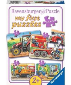 Ravensburger puzzle (slagalice) -Moje  prve puzzle, masine