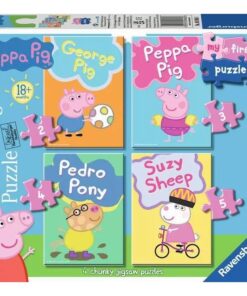 Ravensburger puzzle (slagalice) -  Pepa za kompjuterom