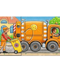 Alternative view of Ravensburger puzzle (slagalice) -Moje prve puzzle, 9 u 1 , vozila