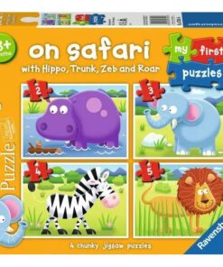 Ravensburger puzzle (slagalice) - Moje prve puzzle, 4 u 1, safari