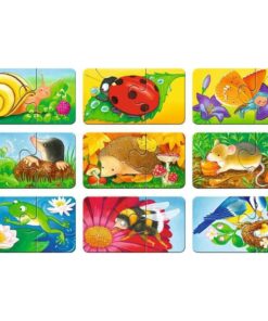 Alternative view of Ravensburger puzzle (slagalice) - Moje prve puzzle, 9 u 1,sitne zivotinje